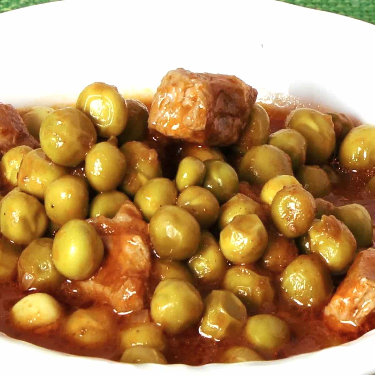 Etli Bezelye Yemeği