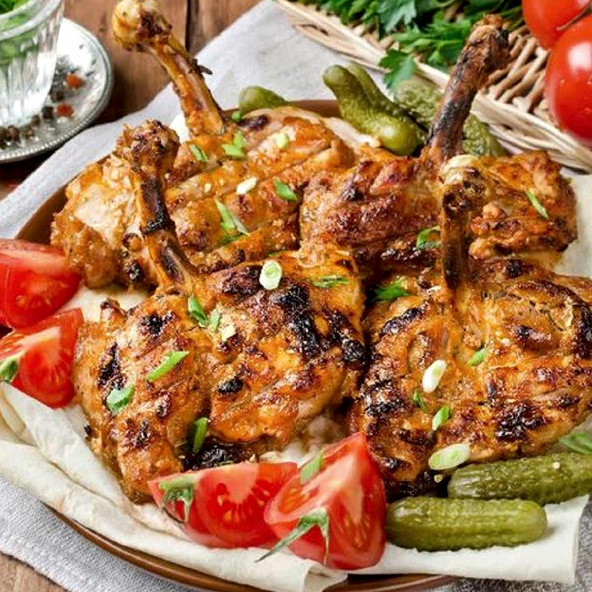 Fırında Piliç Pirzola