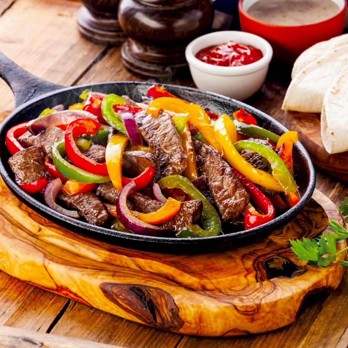 Sebzeli Et Fajita